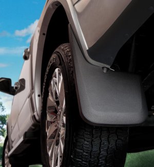 Ford F-350 Mud Guards - Rear - Husky Liners - Custom-Molded - Black - `17-`27